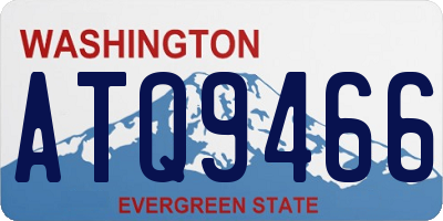 WA license plate ATQ9466