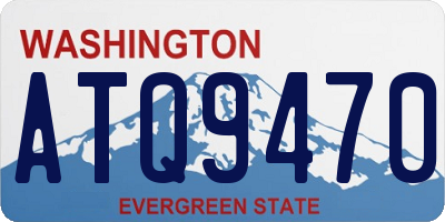 WA license plate ATQ9470