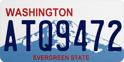 WA license plate ATQ9472