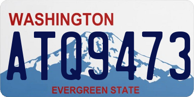 WA license plate ATQ9473