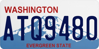 WA license plate ATQ9480