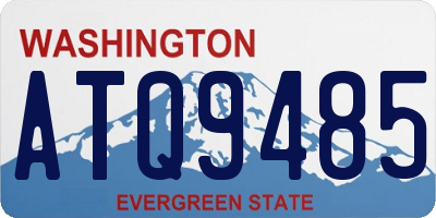 WA license plate ATQ9485