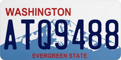 WA license plate ATQ9488