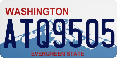 WA license plate ATQ9505
