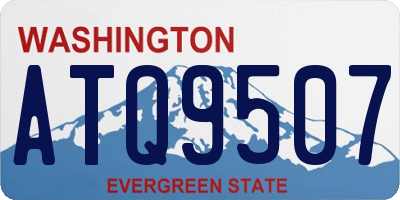 WA license plate ATQ9507
