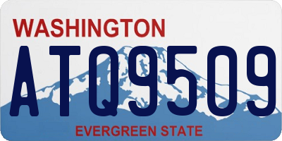 WA license plate ATQ9509