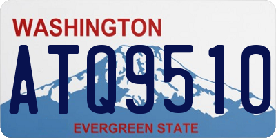 WA license plate ATQ9510