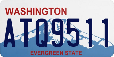 WA license plate ATQ9511
