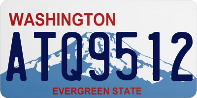 WA license plate ATQ9512