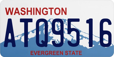 WA license plate ATQ9516