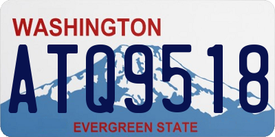 WA license plate ATQ9518