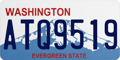 WA license plate ATQ9519