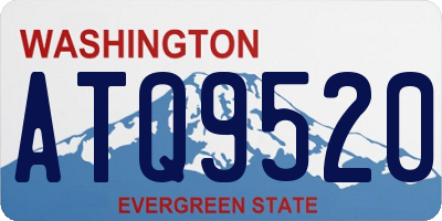 WA license plate ATQ9520