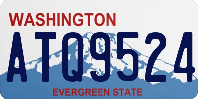 WA license plate ATQ9524