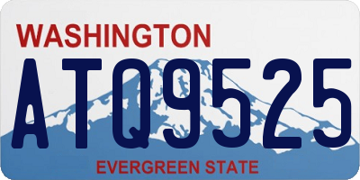 WA license plate ATQ9525