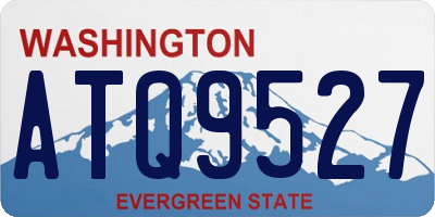 WA license plate ATQ9527