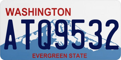 WA license plate ATQ9532