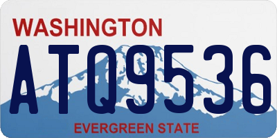 WA license plate ATQ9536
