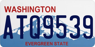 WA license plate ATQ9539
