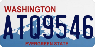 WA license plate ATQ9546