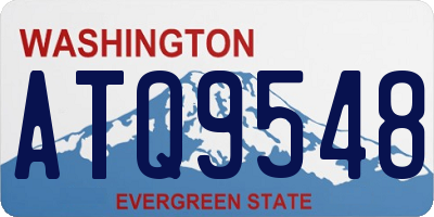WA license plate ATQ9548