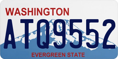 WA license plate ATQ9552