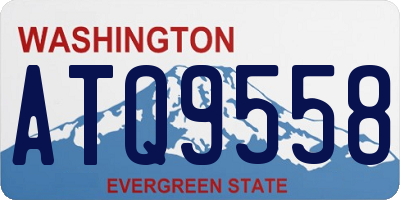 WA license plate ATQ9558