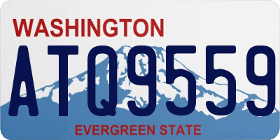 WA license plate ATQ9559