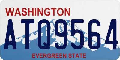WA license plate ATQ9564