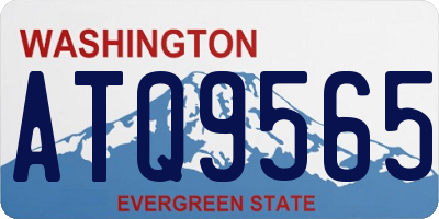 WA license plate ATQ9565