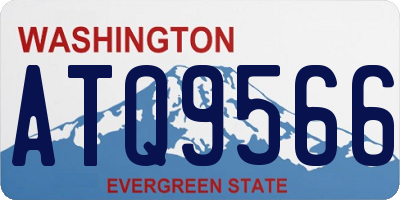 WA license plate ATQ9566