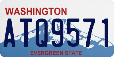 WA license plate ATQ9571