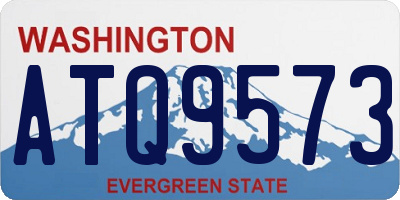 WA license plate ATQ9573
