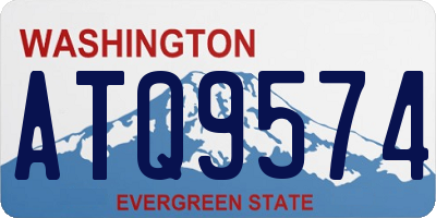 WA license plate ATQ9574