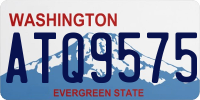 WA license plate ATQ9575