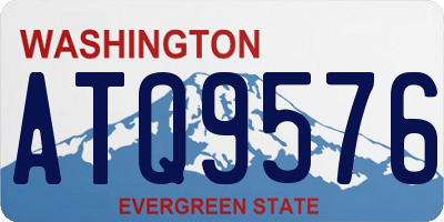 WA license plate ATQ9576