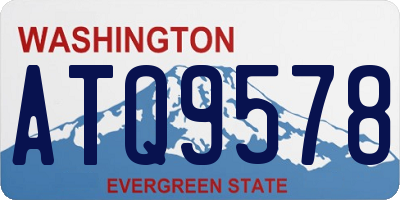 WA license plate ATQ9578