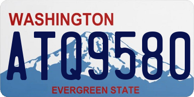WA license plate ATQ9580