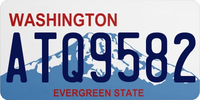 WA license plate ATQ9582