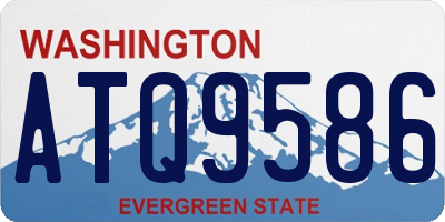 WA license plate ATQ9586