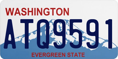 WA license plate ATQ9591