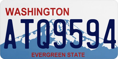 WA license plate ATQ9594