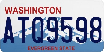 WA license plate ATQ9598