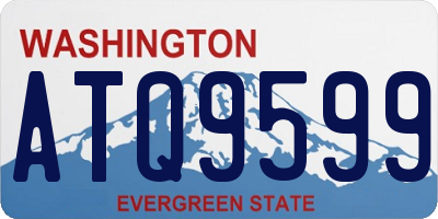 WA license plate ATQ9599