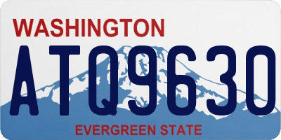 WA license plate ATQ9630