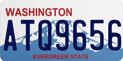 WA license plate ATQ9656