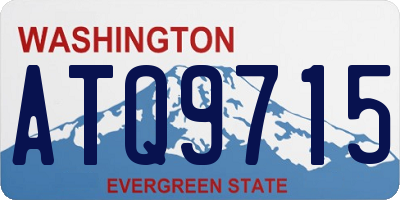 WA license plate ATQ9715
