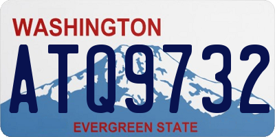 WA license plate ATQ9732