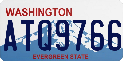 WA license plate ATQ9766