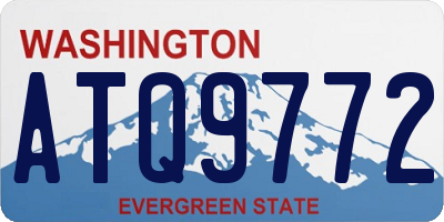 WA license plate ATQ9772